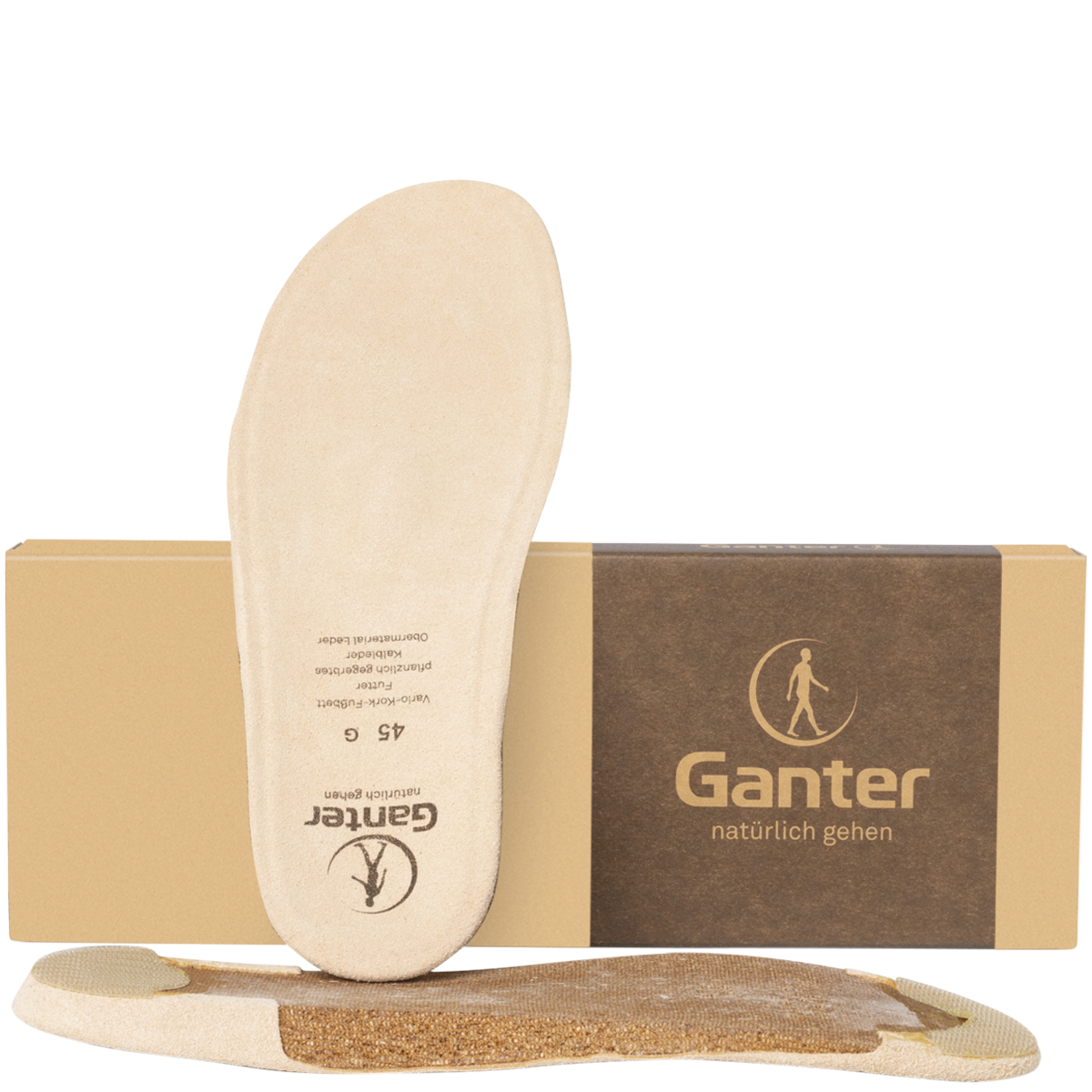 Ganter Wechselfußbett - passend für alle GIOVANNI-Modelle der Gruppe 2671. Beige