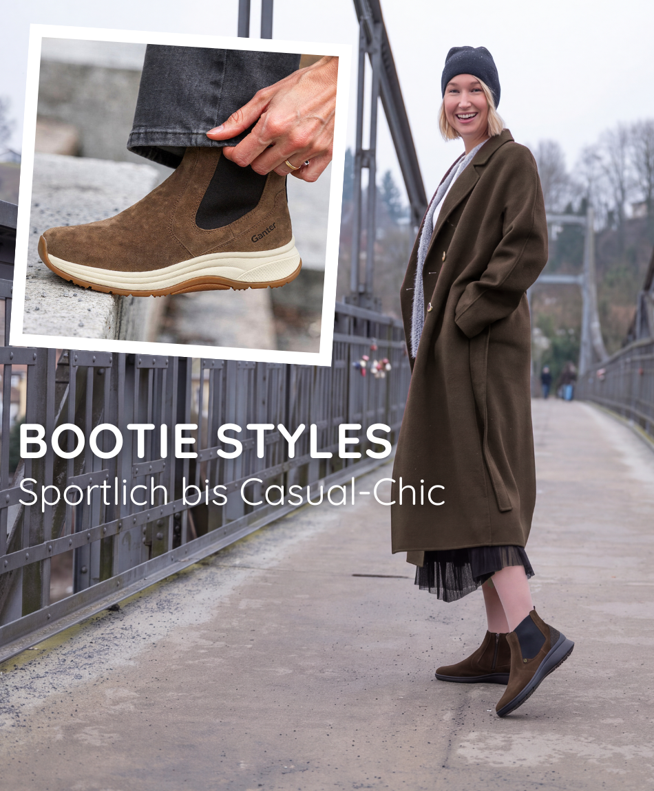 Trendige Modelle mit bewährtem GANTER Komfort Die neue GANTER Herbst-/Winter-Kollektion